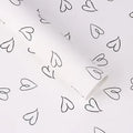 Waterproof Heart Pattern Bouquet Wrapping Paper Decorative Flower