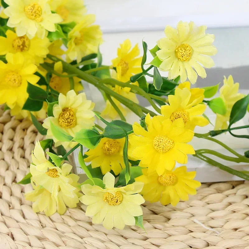 210cm Artificial Sunflower Daisy Vine – Silk Flower Rattan Decor