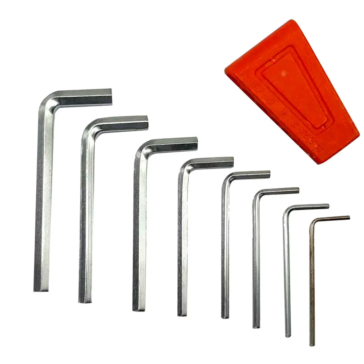8-Piece Hex Key Allen Wrench Set H1.5–H6 with Holder