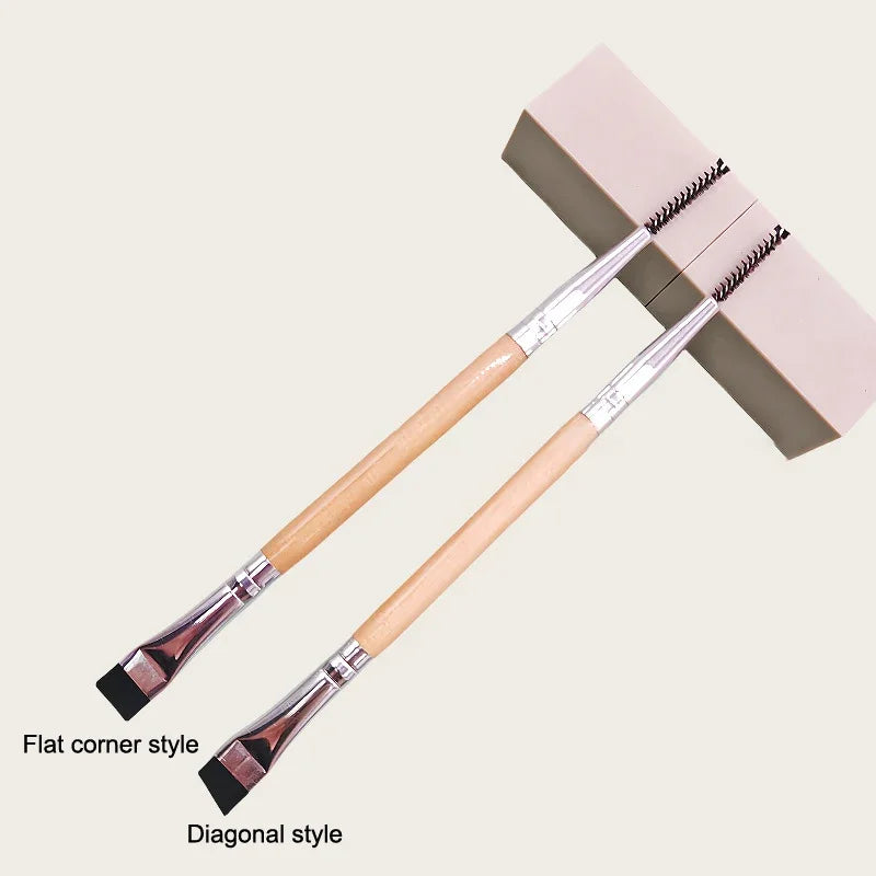 2-in-1 Eyebrow & Eyelash Spoolie Brush | Dual Ended