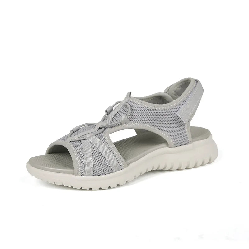 Women's Retro Gladiator Flat Sandals – Non-Slip & Breathable