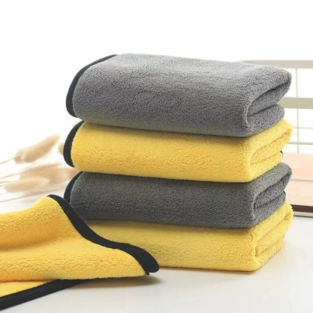 Microfiber Cleaning Cloths – Double Layer Quick Dry Towels