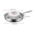 KEMORELA Titanium Non-Stick Frying Pan with Lid | Induction