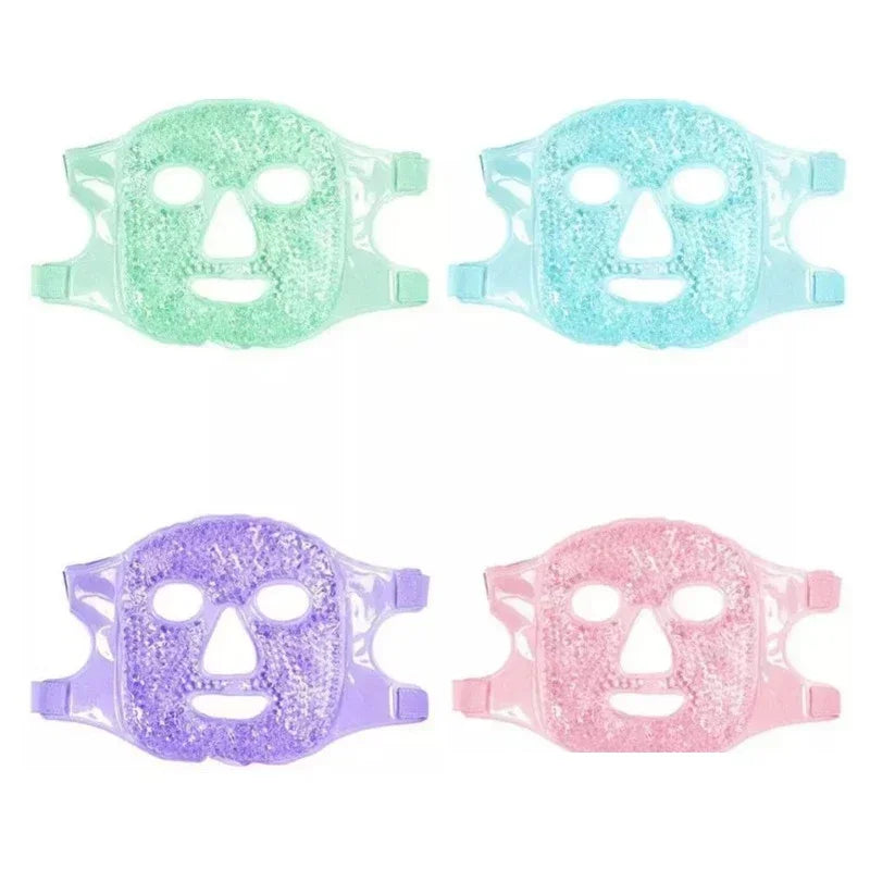 Gel Bead Hot & Cold Full Face Eye Mask – Spa Compress