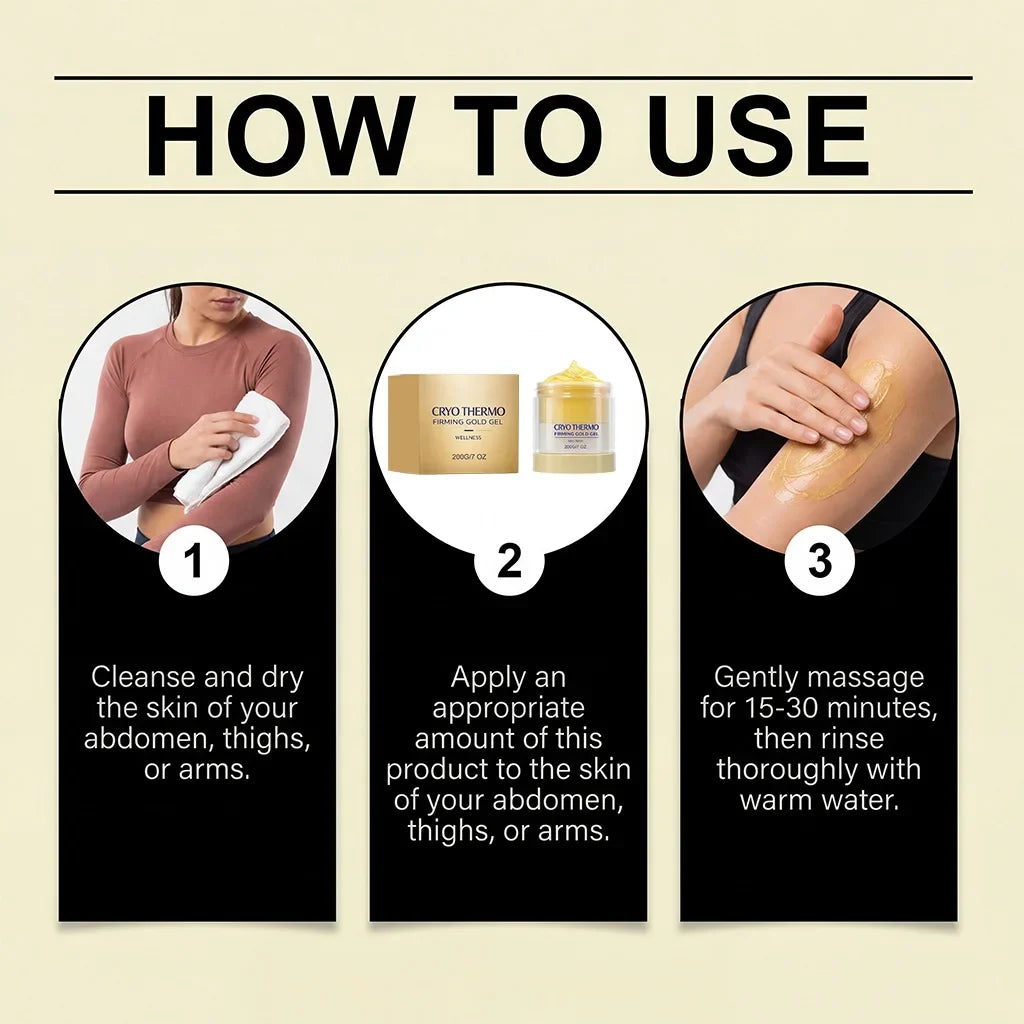 Cryo Thermo Firming Gold Gel – Body Tightening & Firming Gel