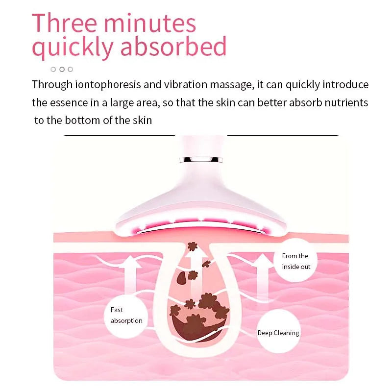 7-in-1 LED Cryo Face & Neck Massager | Gua Sha Ice Globe