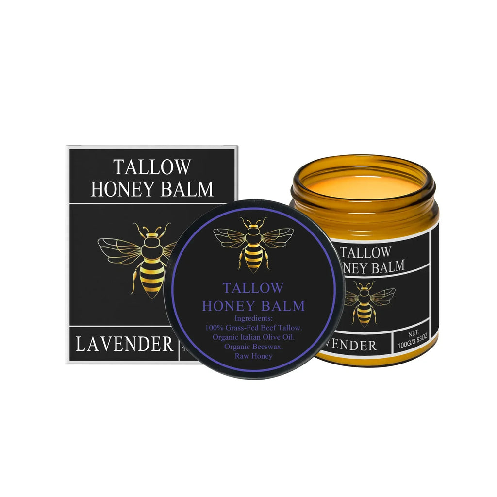 Beef Tallow & Honey Balm – Nourishing Skin Cream 100g