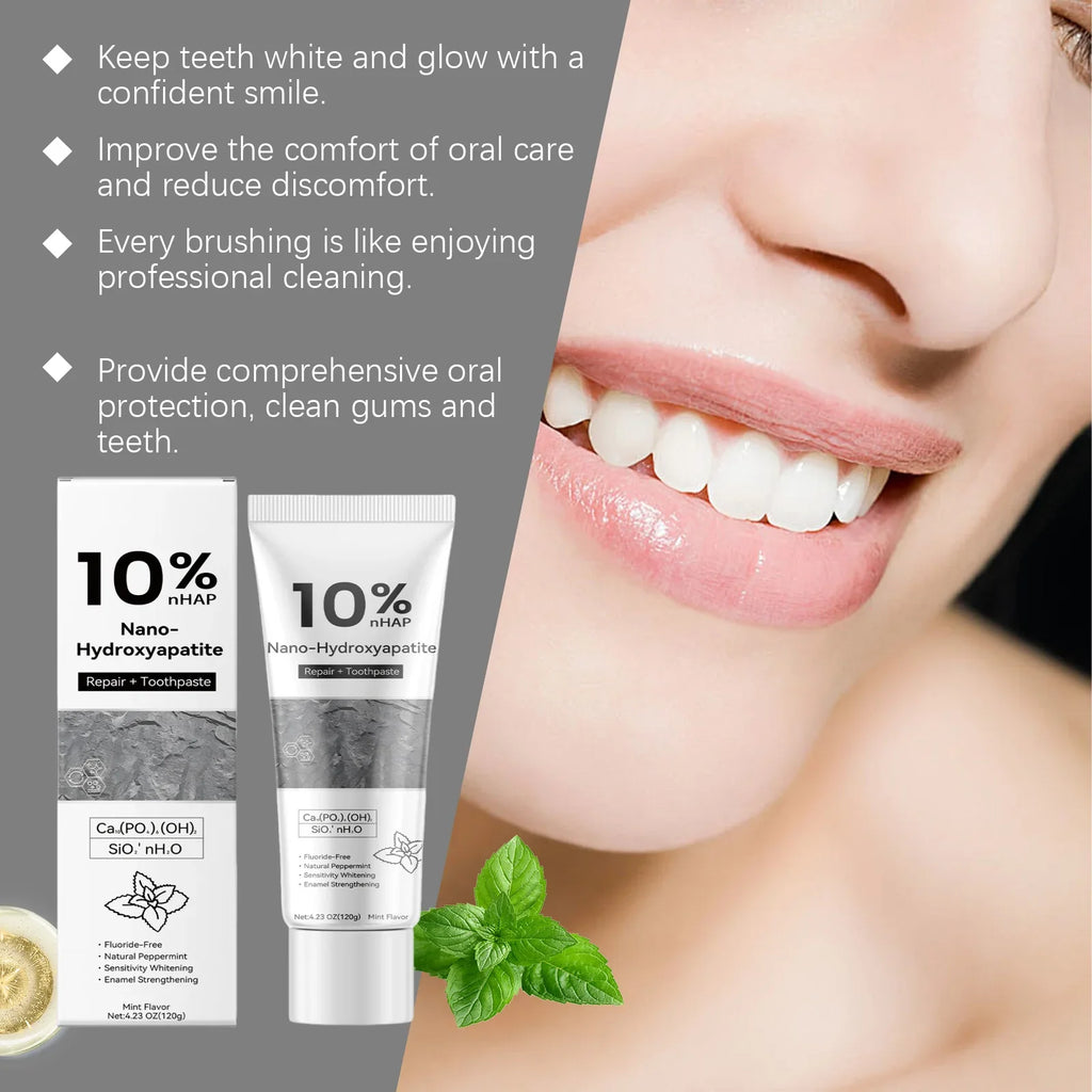 Teeth Whitening Toothpaste – Enamel Repair, Plaque & Fresh Breath