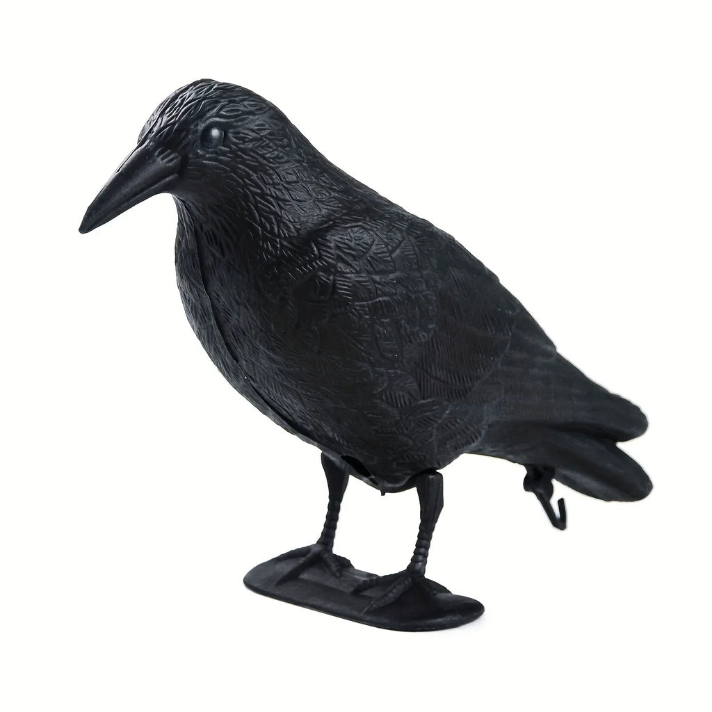 Simulation Black Raven Bird Crow Natural Prop Scary Pest Repellent