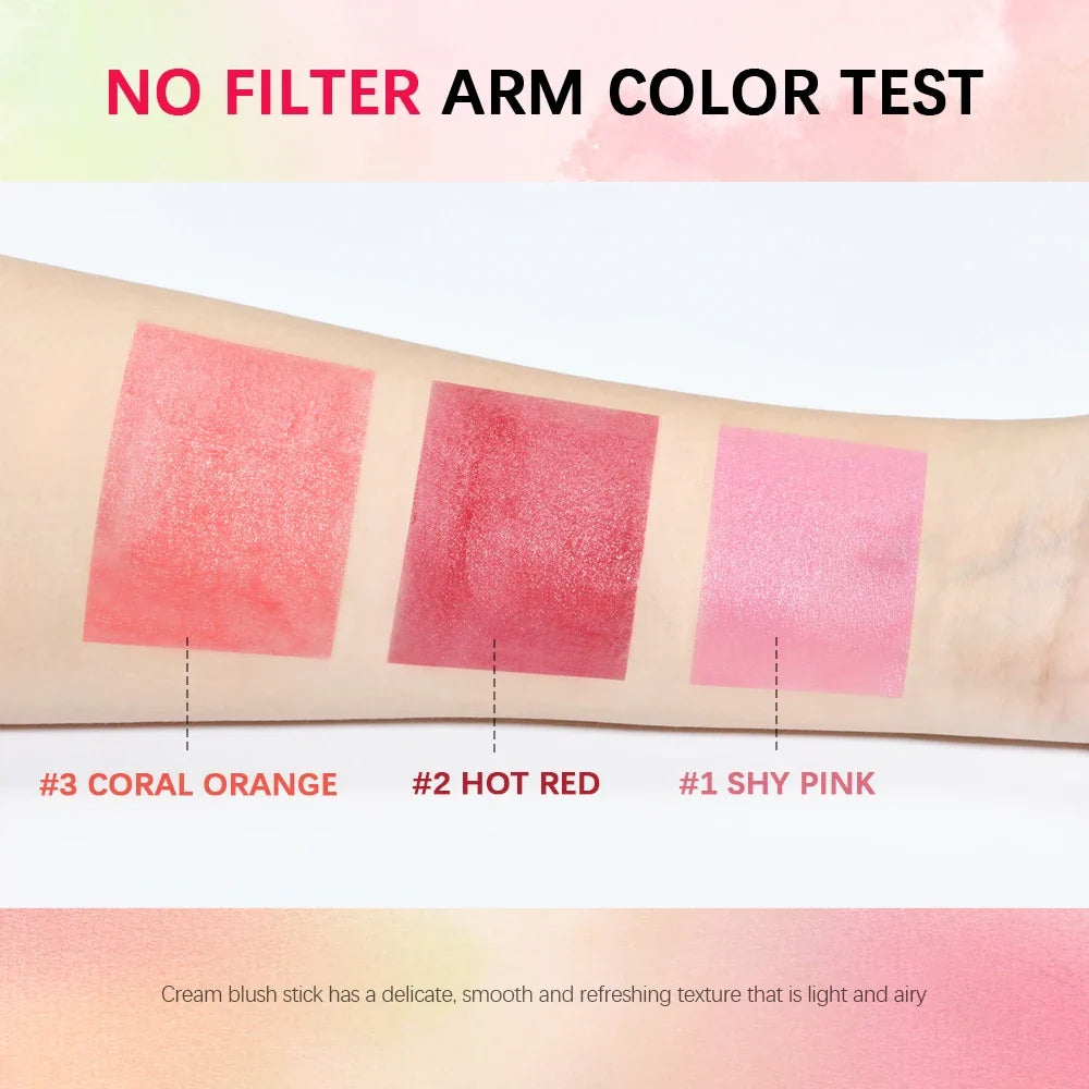 ibcccndc Multi-Use Cream Blush Stick – Long-Lasting Blusher