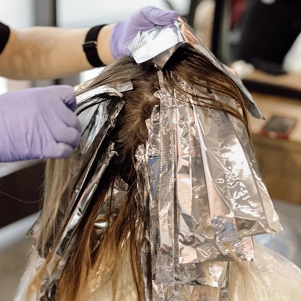 200-Count Embossed Aluminum Hair Foils for Color & Highlights
