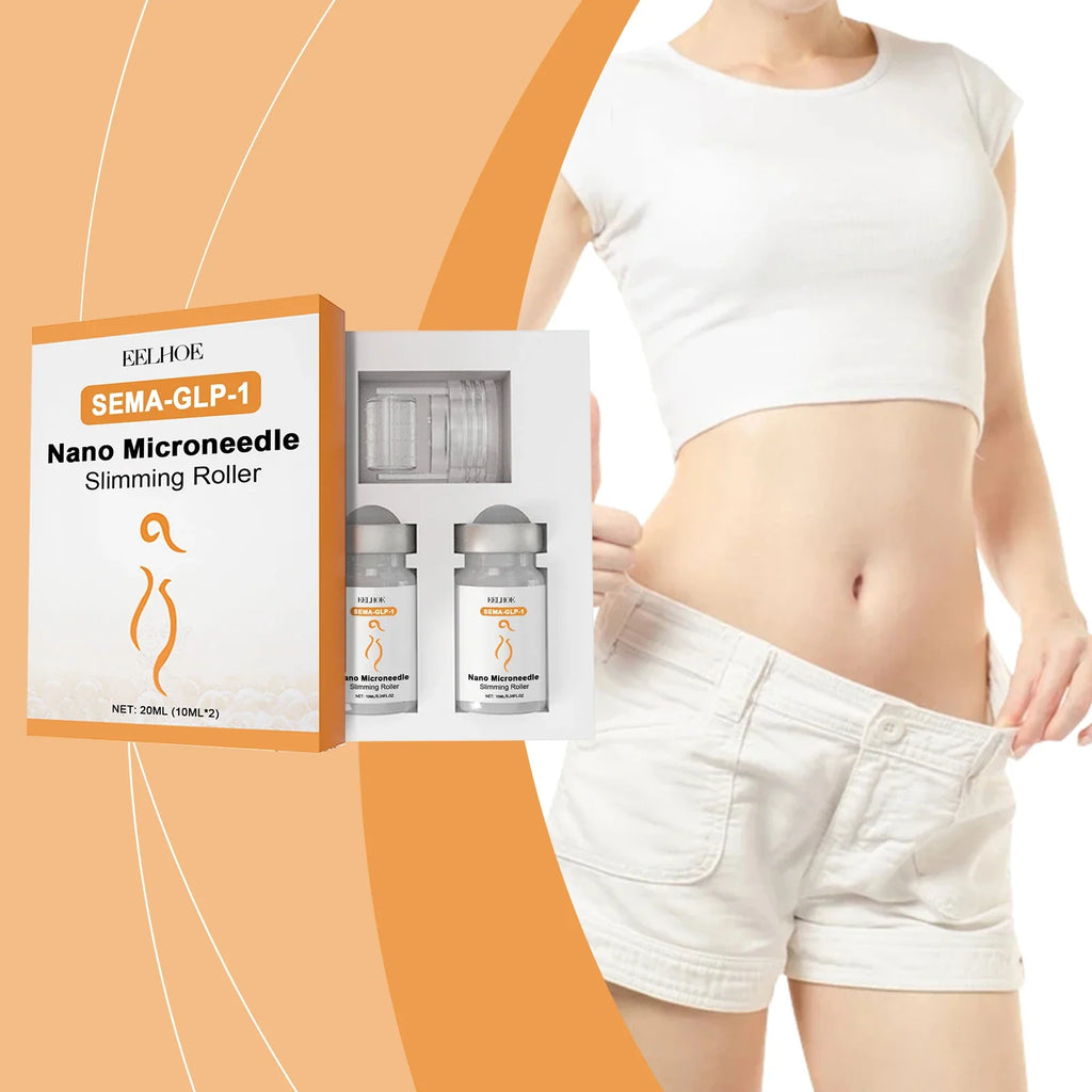 Body Contouring Massage Roller & Hydrating Serum Set