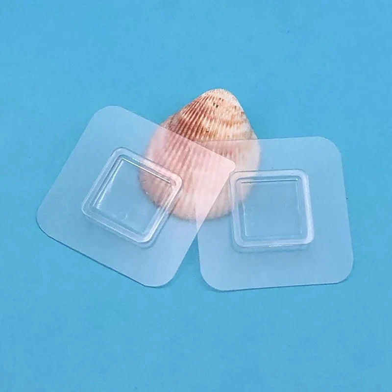 Transparent Adhesive Wall Hook – No-Drill Strong Sticky Hook