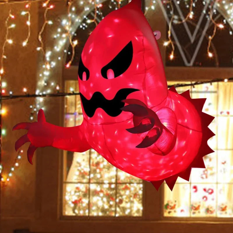 Inflatable Halloween Ghost Decoration | LED Eyes | 1M Airblown