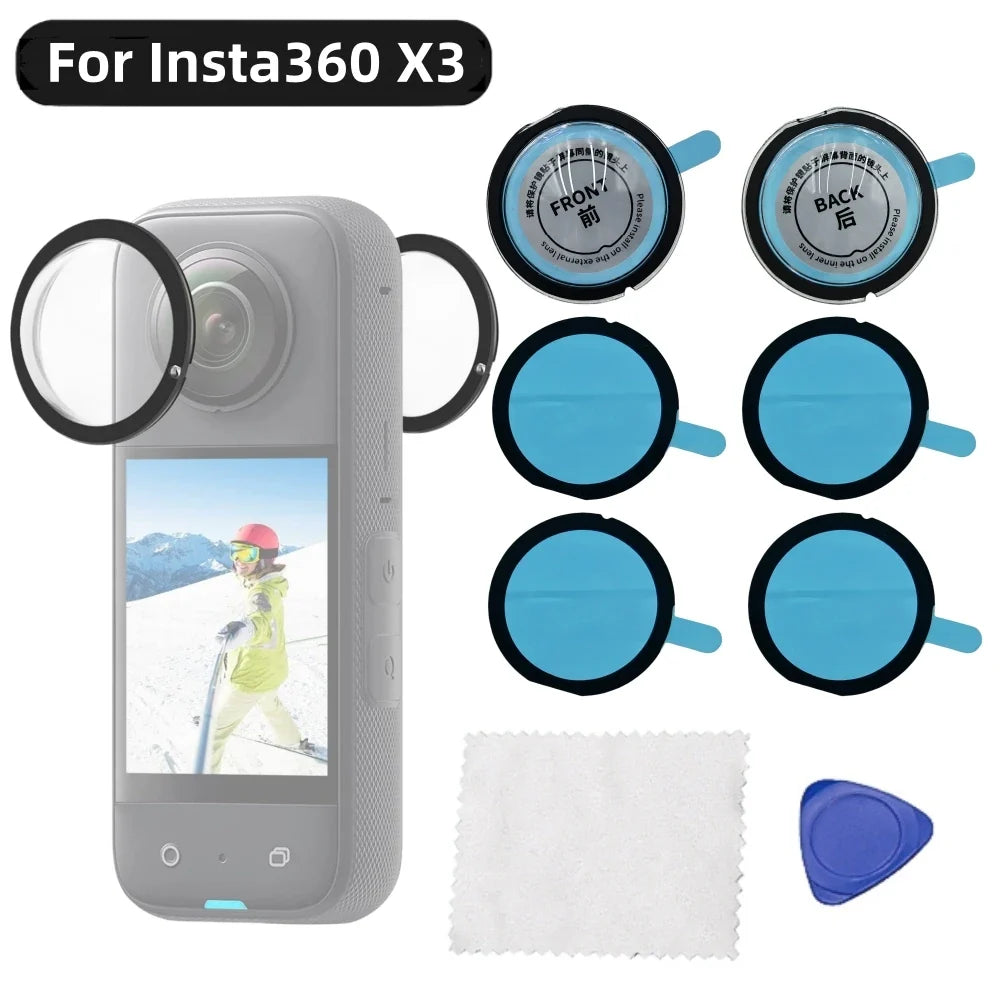 Insta360 X3 Dual Lens Protector – Waterproof PC Cover Guard
