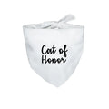 Cat of Honor Wedding Bandana Scarf | Bridal Shower Cat Gift