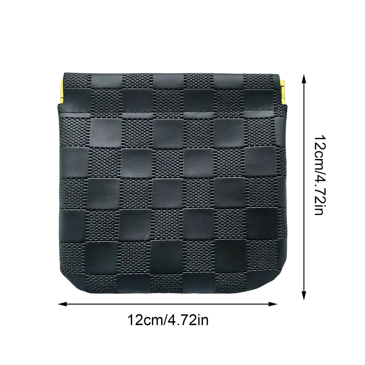 Small Auto-Closure Makeup Bag – Travel Cosmetic & Jewelry Pouch