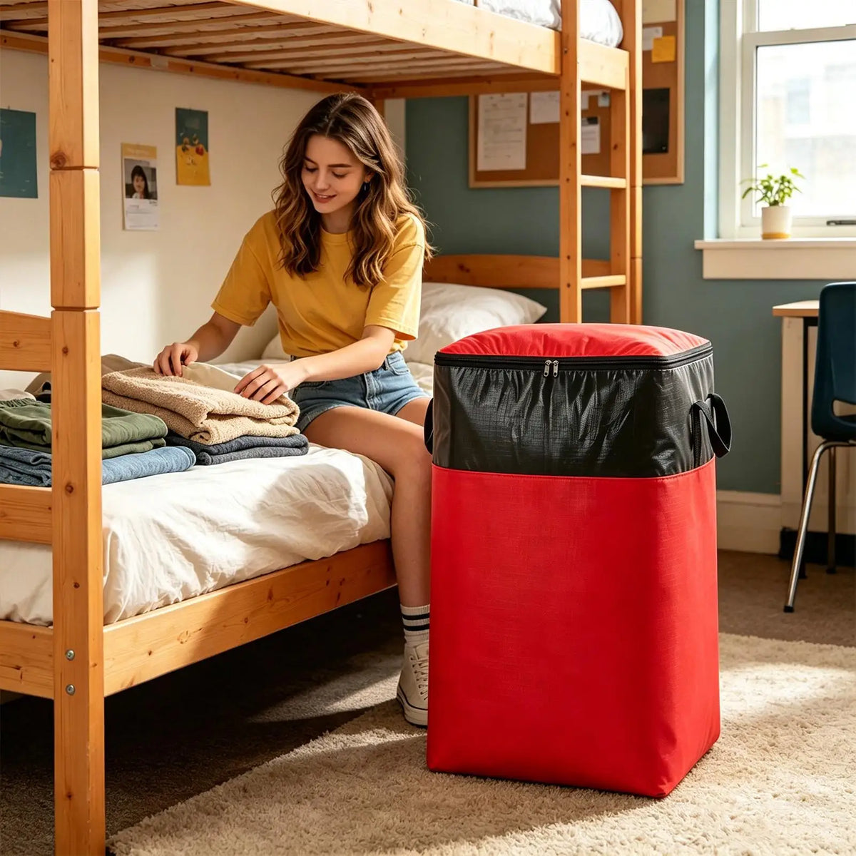 140L Heavy Duty Moving Bags – Large Clothes Storage Bags