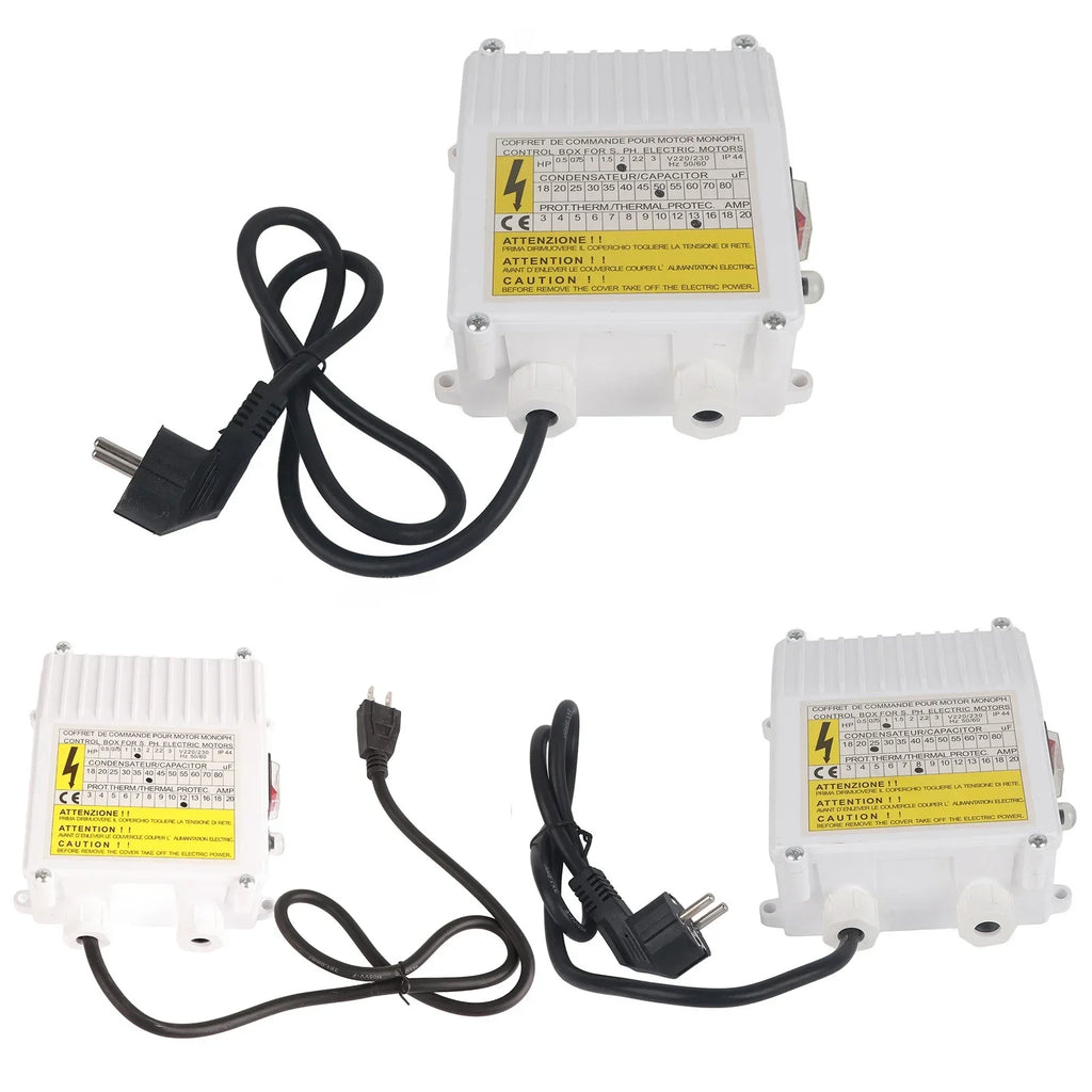 Pump Control Box Bulit Thermal Protection Circuit Breaker Controller