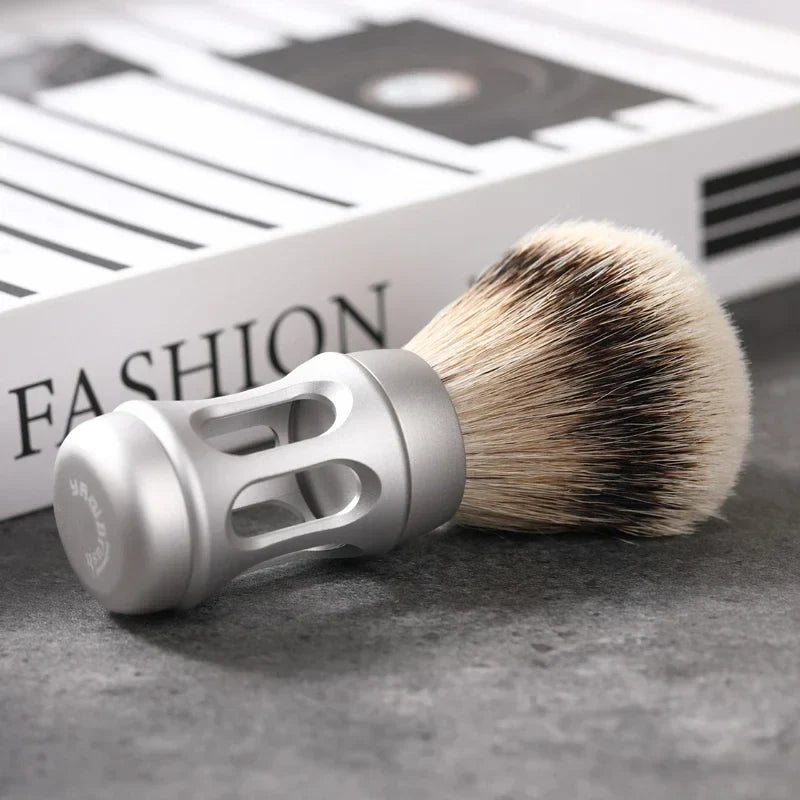 2026 Yaqi Bandstand Shaving Brush Men Silvertip Badger Hair Matte