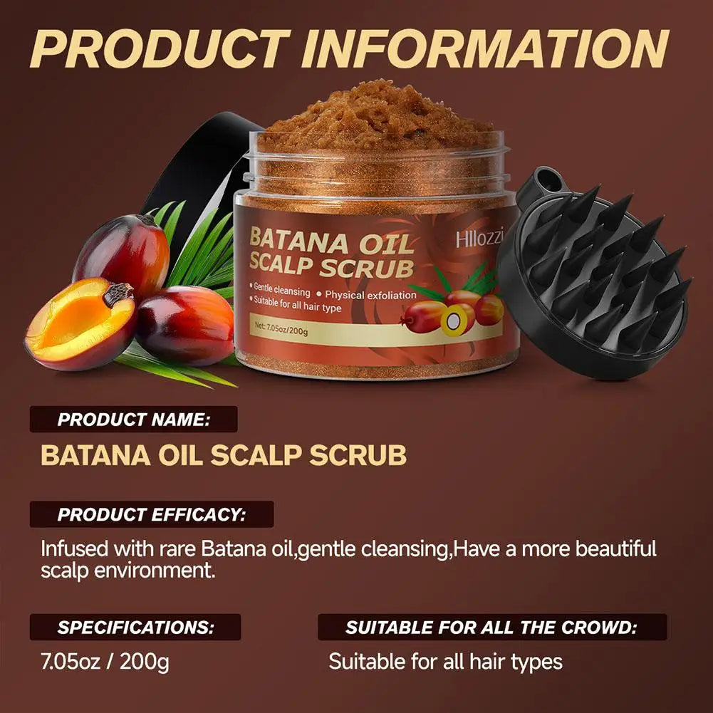 Batana Oil Hair Care Set – Shampoo, Conditioner & Scalp Scrub