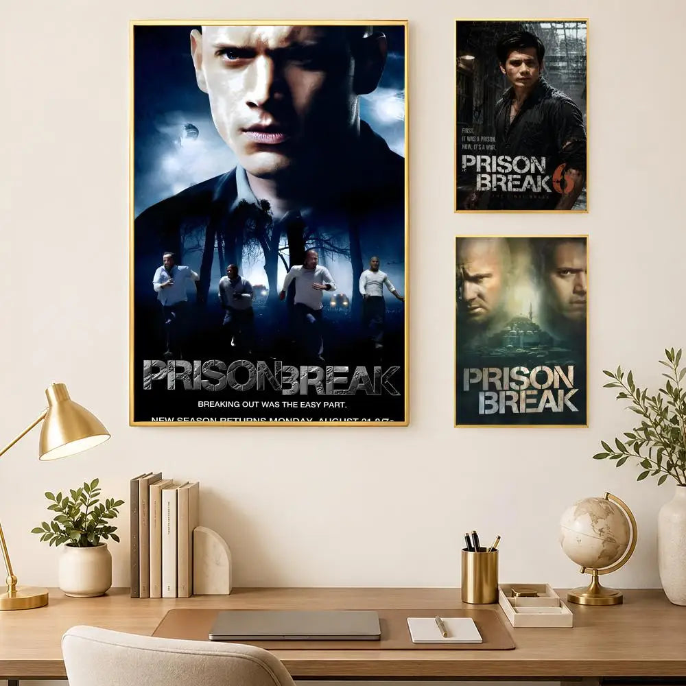 Prison Break HD Self-Stick PVC Wall Poster | Waterproof Decor