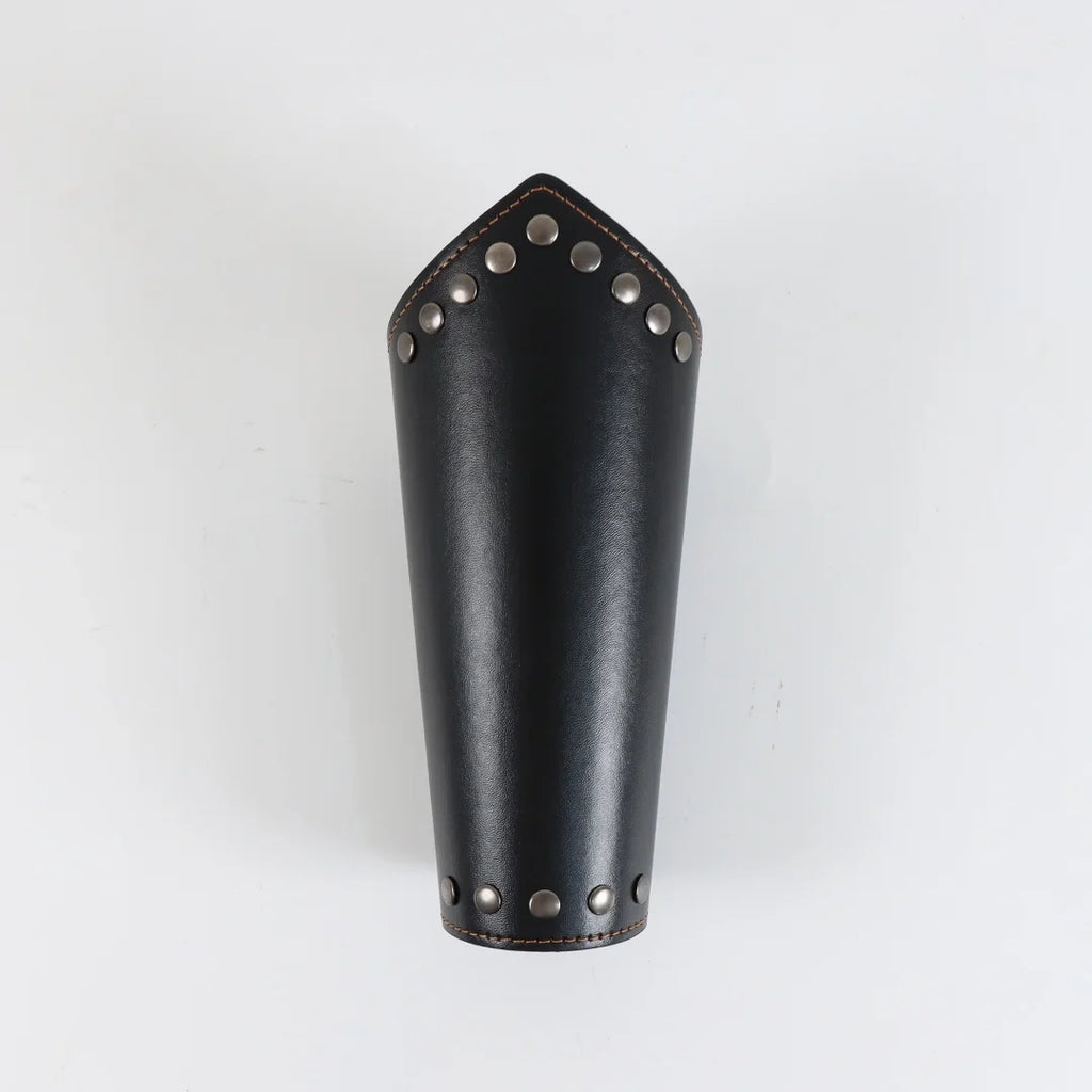 Medieval PU Leather Gauntlet Wristband Arm Bracers Punk Bracer Wrist