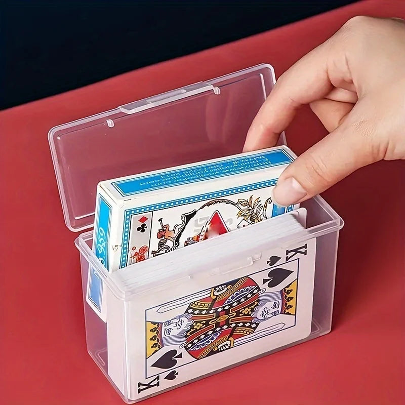 Clear Waterproof Playing Card Cases | Plastic Storage Boxes