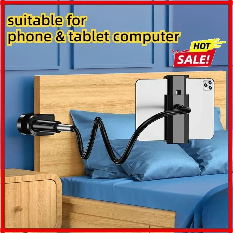 Lazy Bedside Desktop Live Foldable Mobile Phone Tablet Clip Stand