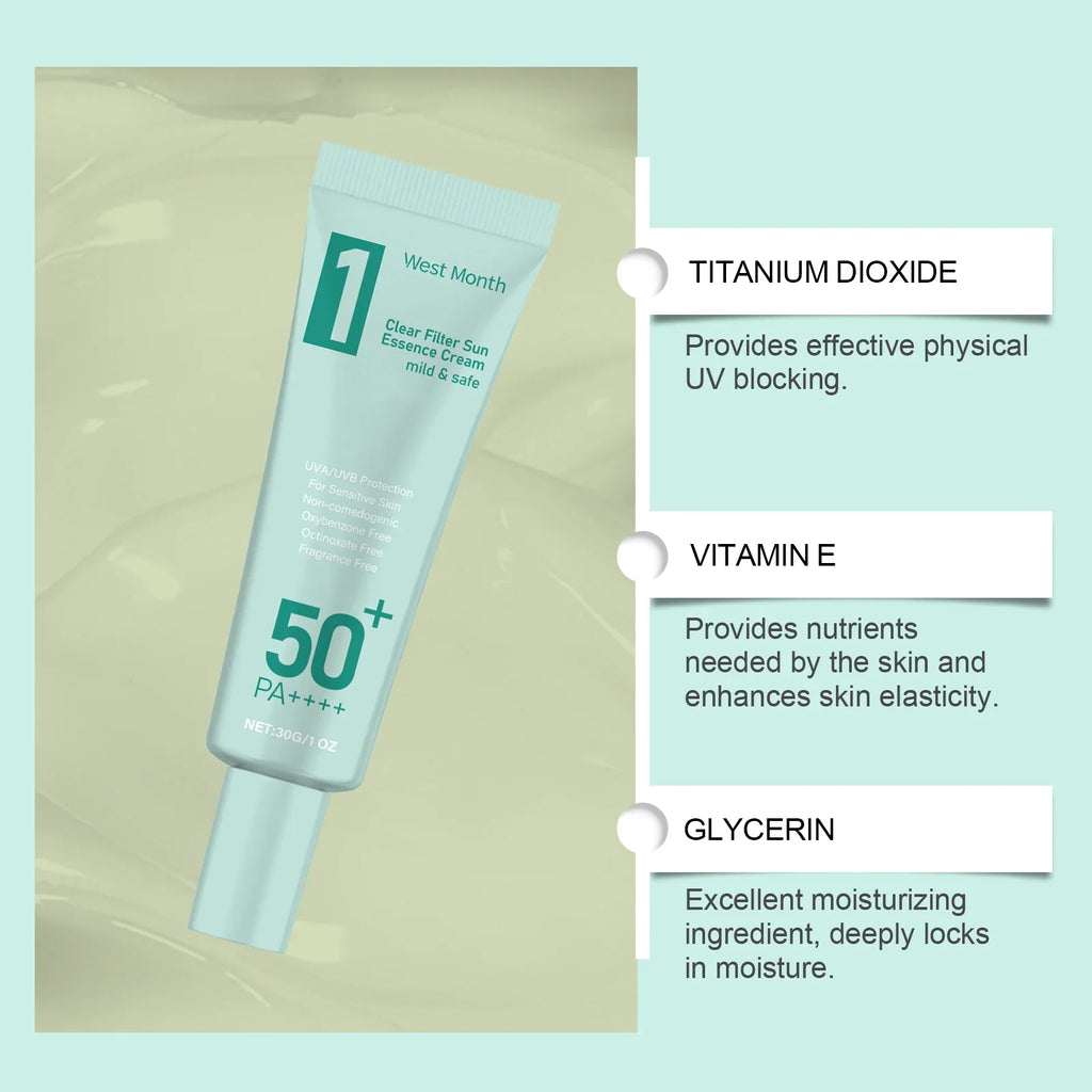WEST MONTH SPF50 Sunscreen | Broad Spectrum UV Defense