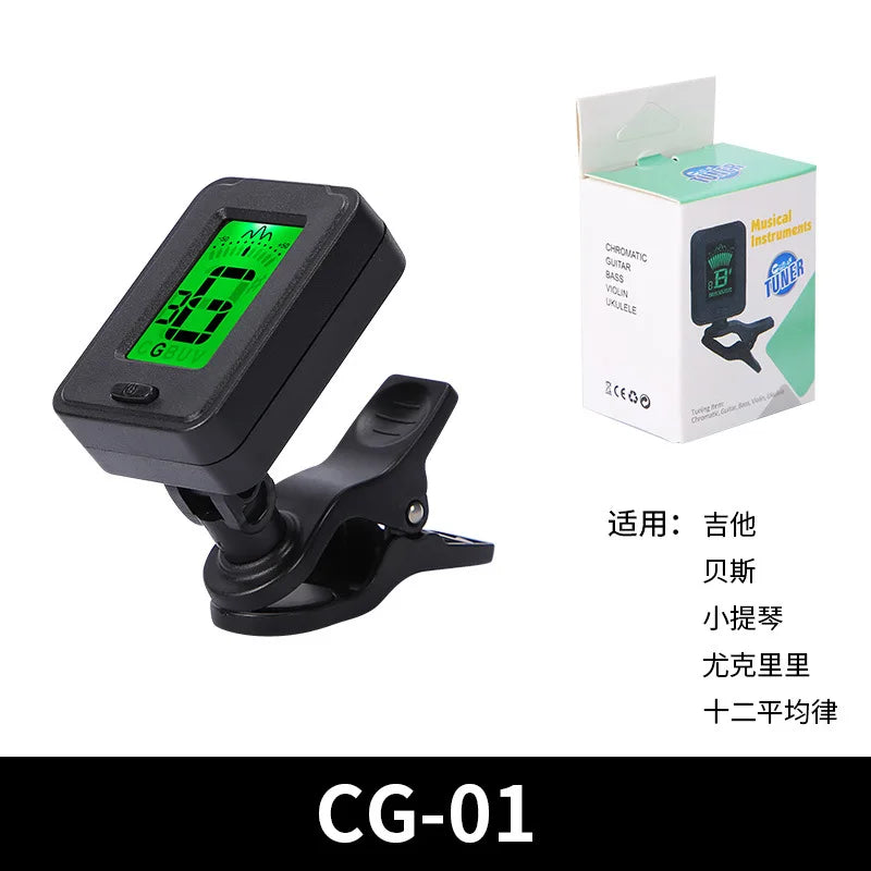 Acoustic Guitar Tuner LCD Chromatic Bass Violin Ukulele ENO ET-33