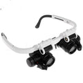 LED Headband Magnifier Glasses – Jeweler Loupe with Light
