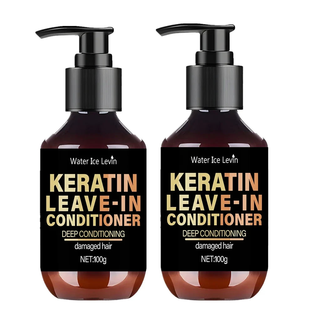 Keratin Leave-In Conditioner with Biotin & Collagen | Repairs Hair