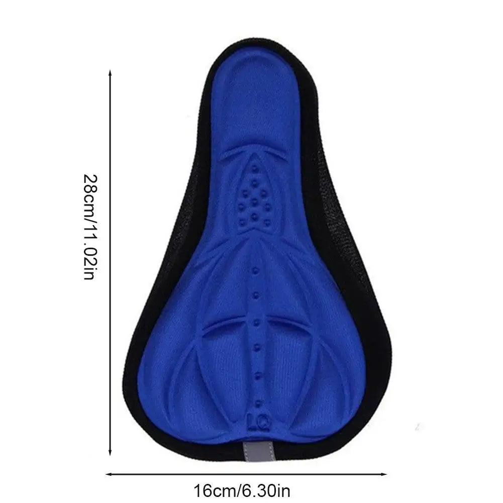 3D Padded Bike Seat Cover – Soft Foam Cushion for Road & MTB