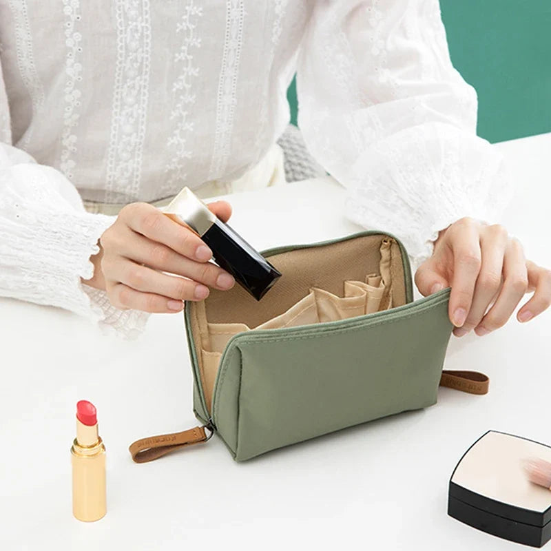 Portable Waterproof Makeup Bag | Travel Cosmetic Zipper Pouch