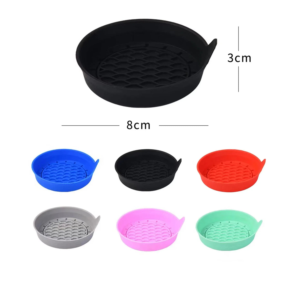 Silicone Car Cup Holder Insert Coasters – Non-Slip Set of 2/4