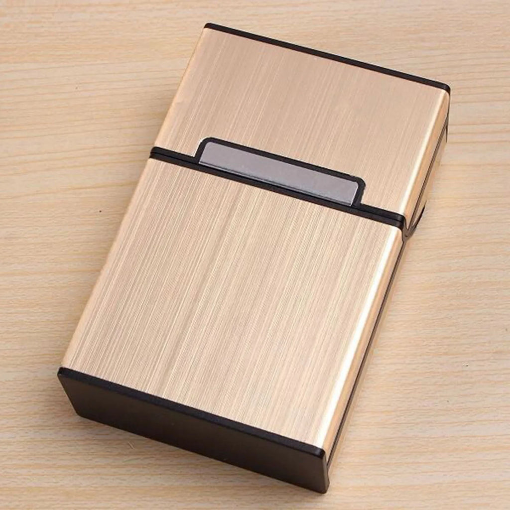 Aluminum Cigarette Case – 20-Capacity Portable Storage Box