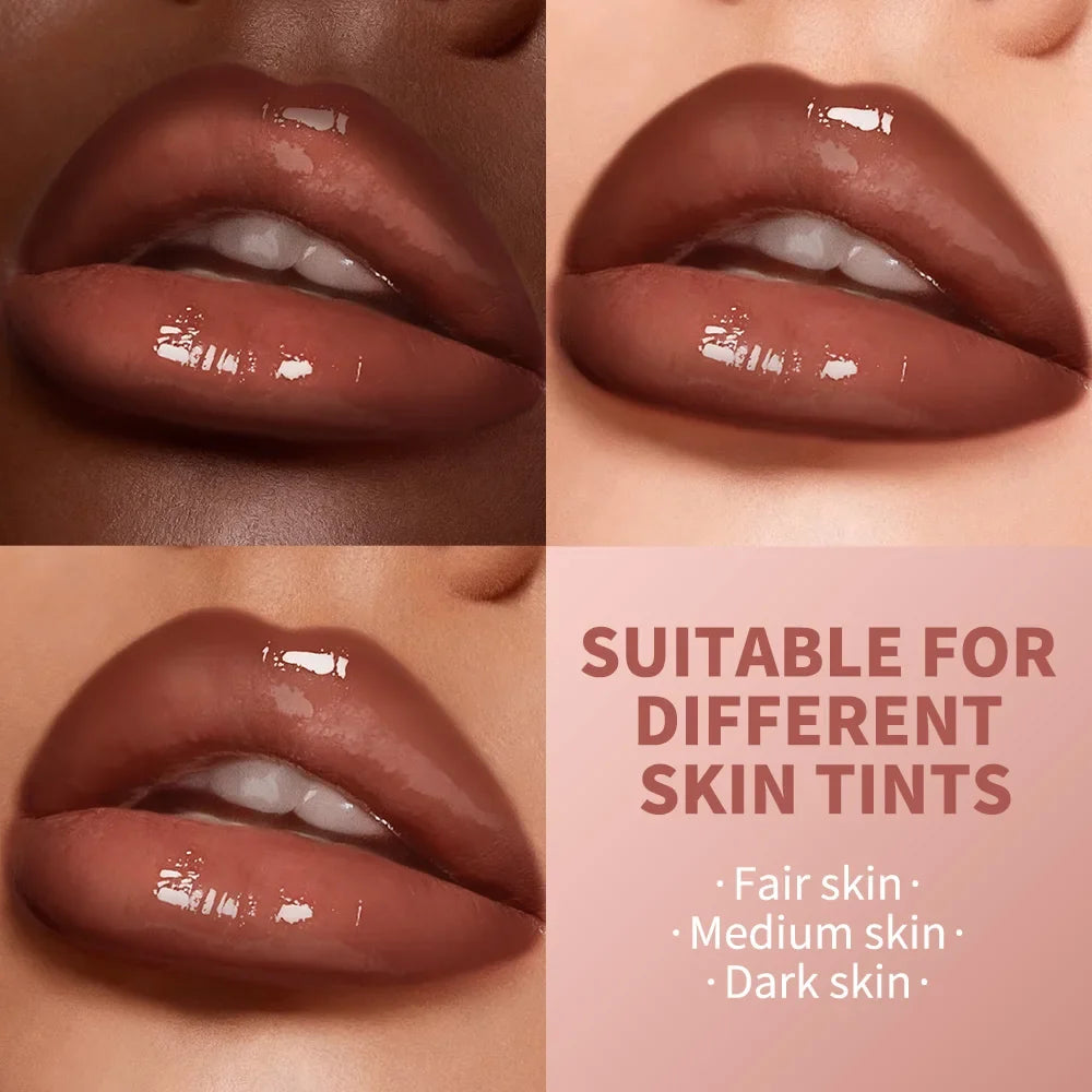 3D Lip Liner & Lip Gloss Butter Set – Hydrating Natural Finish