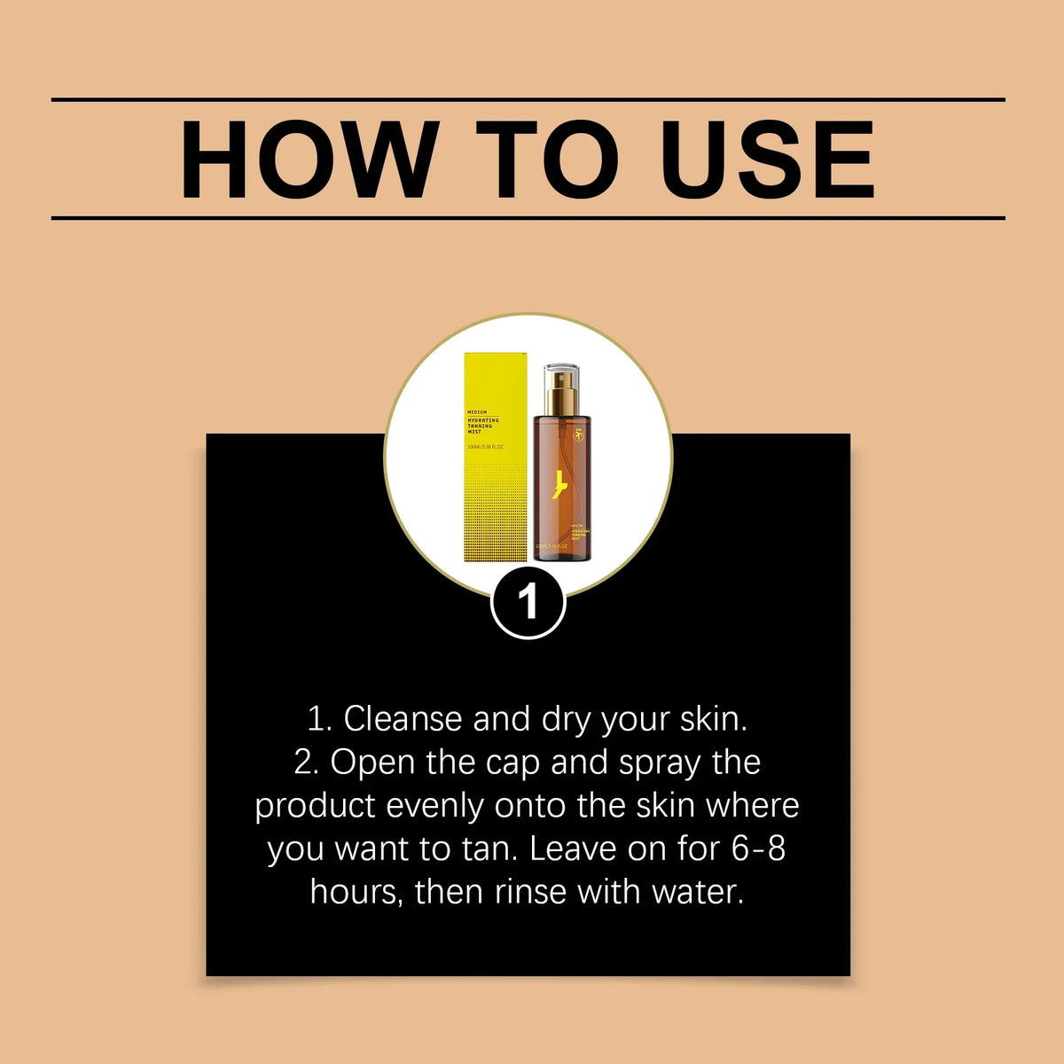 Sunless Self-Tanning Spray – Natural Bronze Glow | 100ml