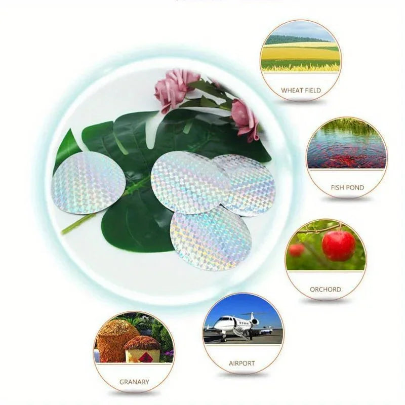 20-Pack Reflective Bird Repellent Scare Discs | Pigeon Deterrent