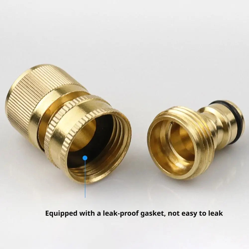 Brass Garden Hose Quick Connect Fitting3 4 Water Connector Male