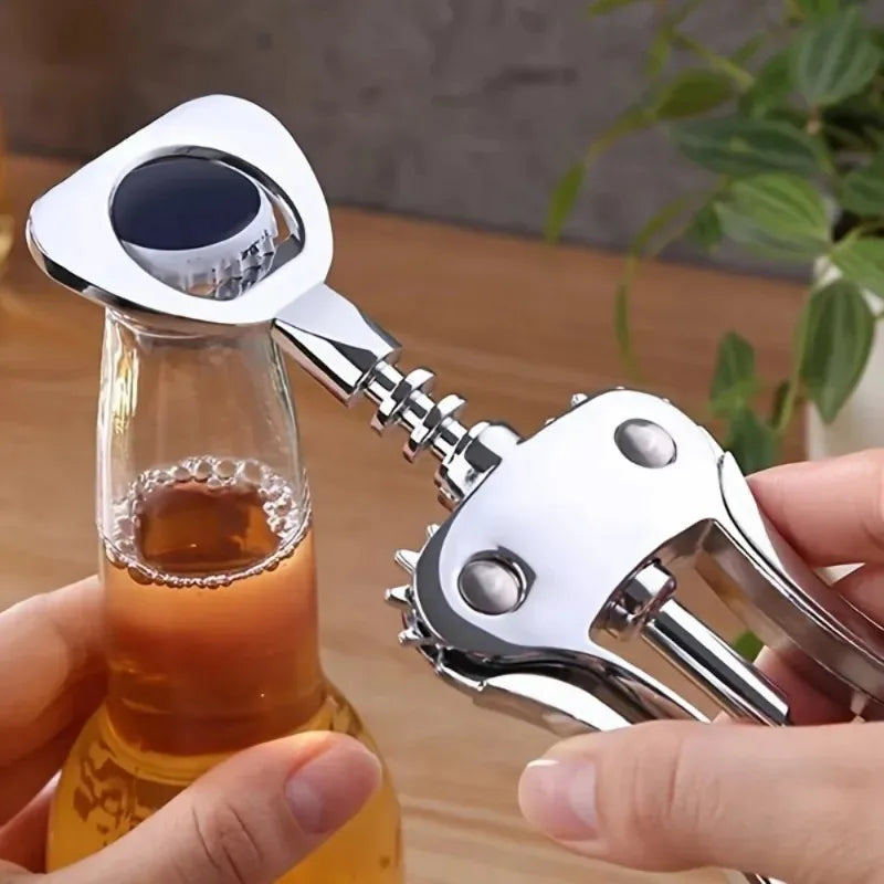 Premium Wing Corkscrew Wine Opener – Stainless Steel & Zinc Alloy