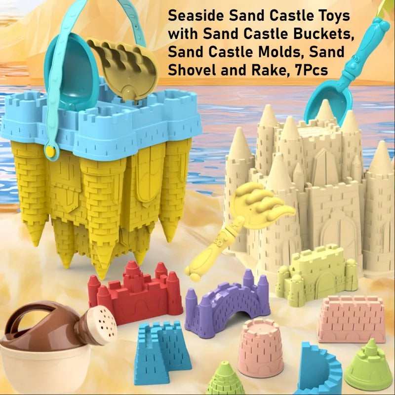 Kids Beach Sand Castle Toy Set – Outdoor Sand Play Tools