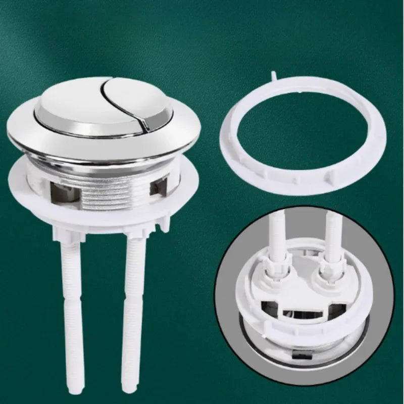 38 48 Universal Double Push Button Toilet Flush Tank Cover Switch