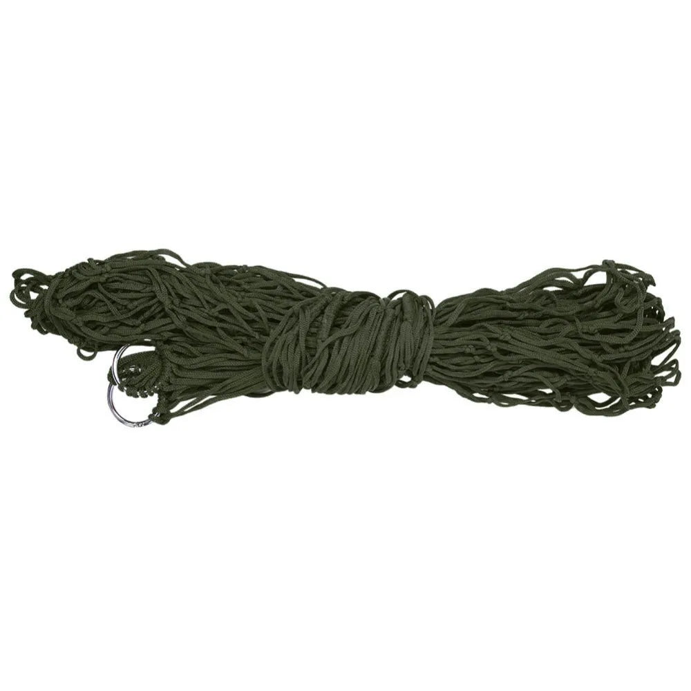 Colorful Nylon Mesh Double Hammock for Camping & Outdoor Use