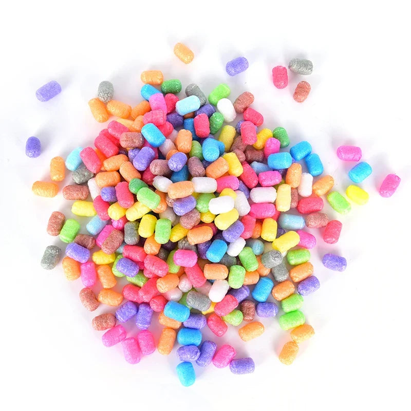 500 Pcs Magic Corn Starch Building Blocks – Kids Craft Toy