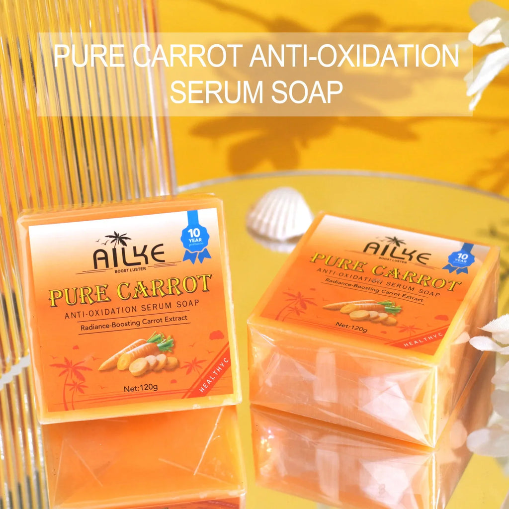 AILKE Carrot Vitamin C Brightening Soap Bar – Face & Body