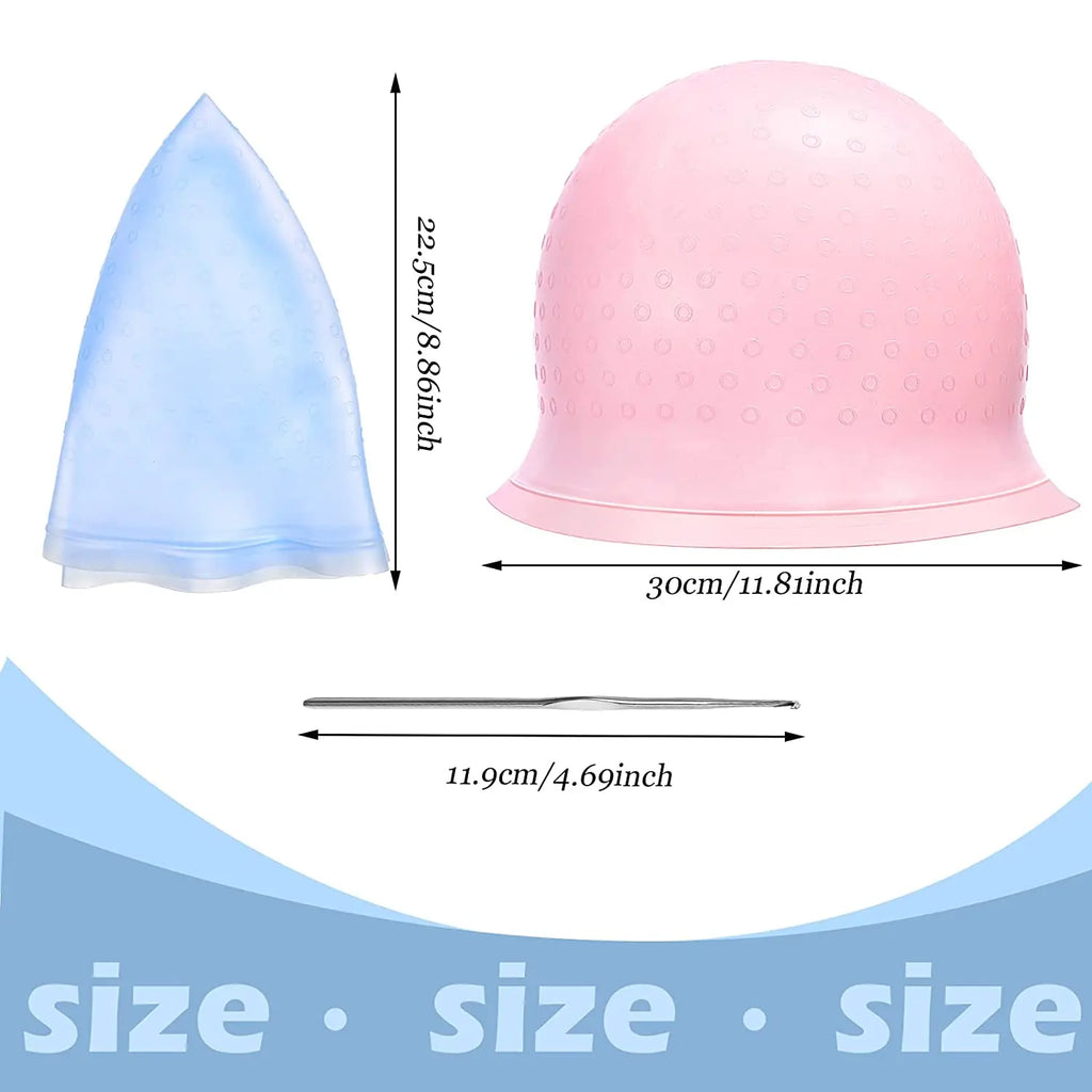 Silicone Hair Highlight Cap – Reusable Frosting & Dye Tool