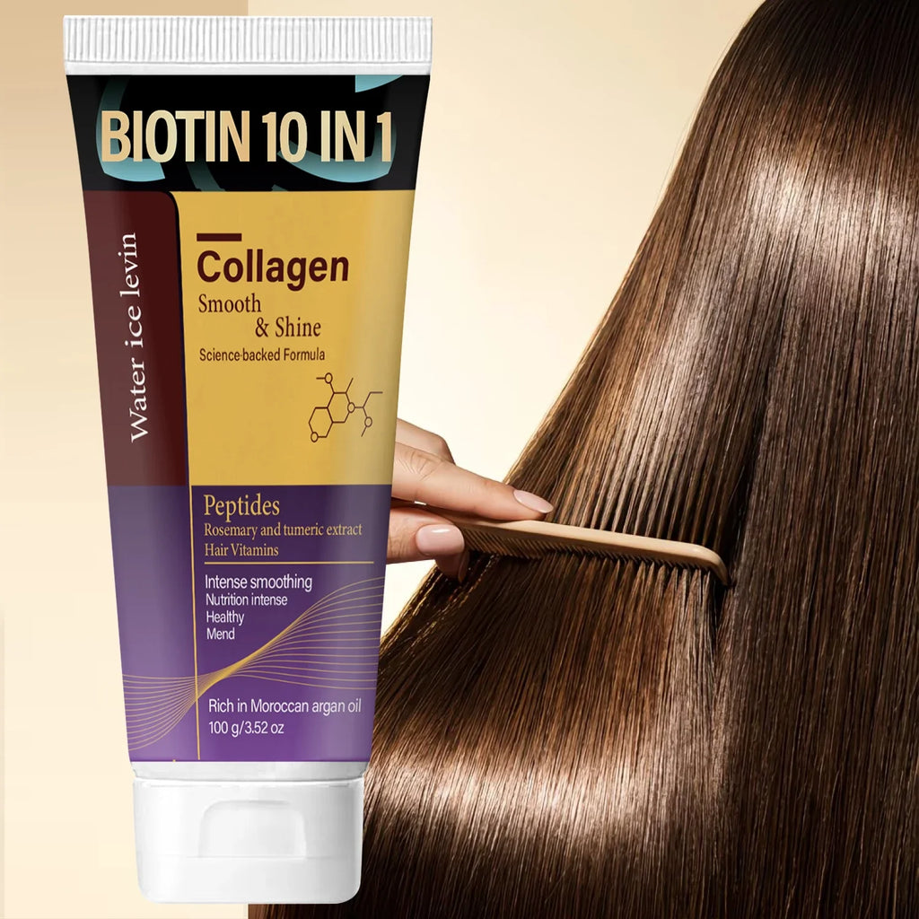 10-in-1 Biotin Hair Mask – Keratin & Collagen All Hair Types