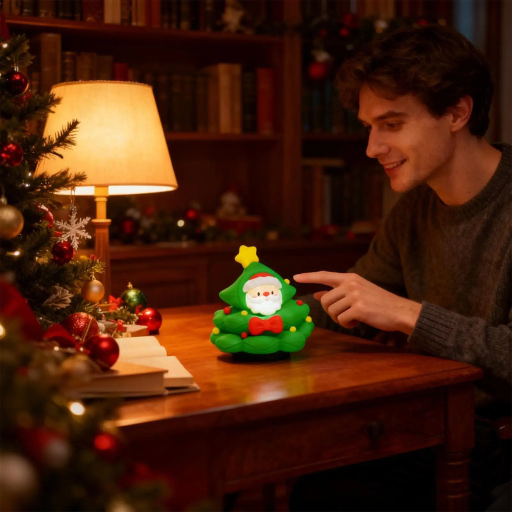 Santa Touch Control Rechargeable Christmas Table Lamp